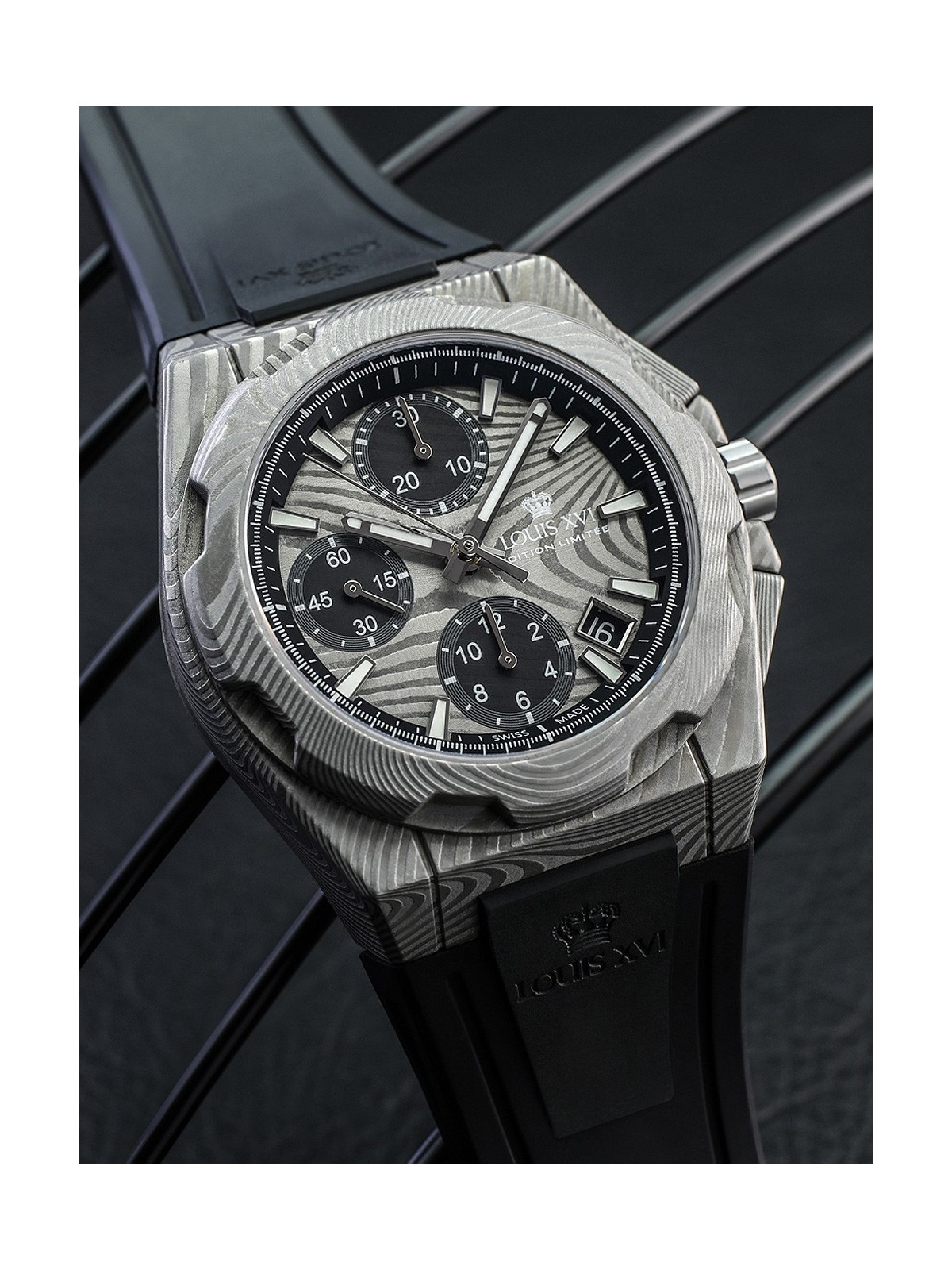 orologio uomo Louis XVI LXVI1201 La Vauguyon Chronograph Automatic Mens Watch 41mm 5ATM