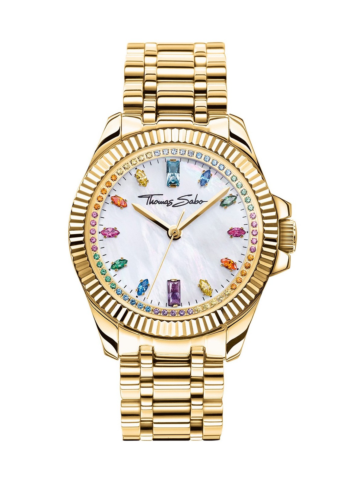 orologio donna Thomas Sabo WA0395-264-207 Divine Rainbow Ladies Watch 33mm 5ATM