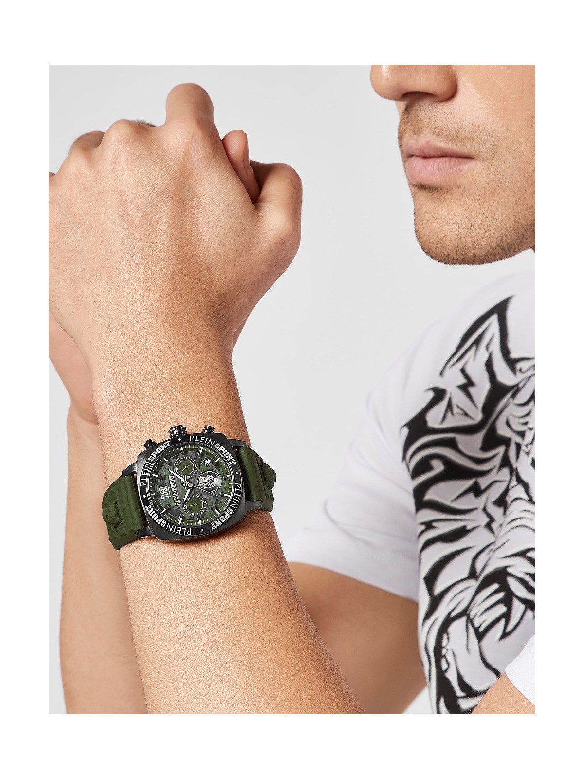 orologio uomo Plein Sport PSGBA0223 Wildcat Chronograph Mens Watch 40mm 5ATM