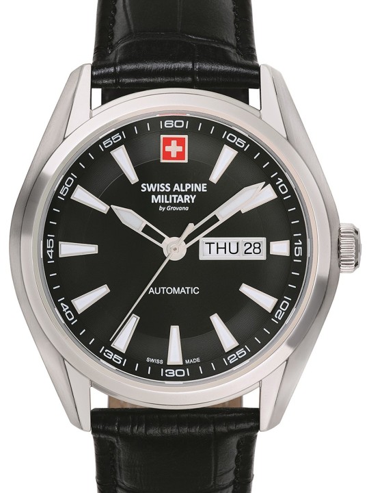 orologio uomo Swiss Alpine Military 7090.2537 Automatic Mens Watch 43mm 10ATM