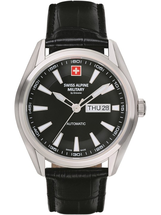 orologio uomo Swiss Alpine Military 7090.2537 Automatic Mens Watch 43mm 10ATM
