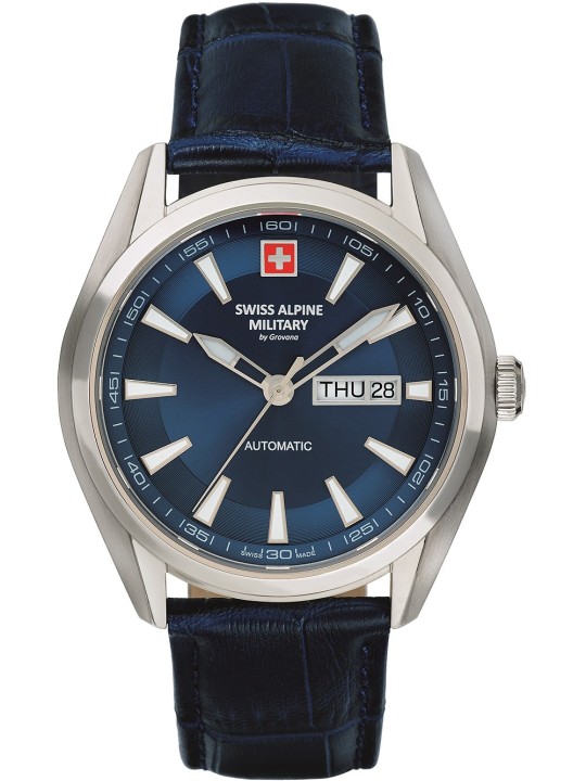 orologio uomo Swiss Alpine Military 7090.2535 Automatic Mens Watch 43mm 10ATM