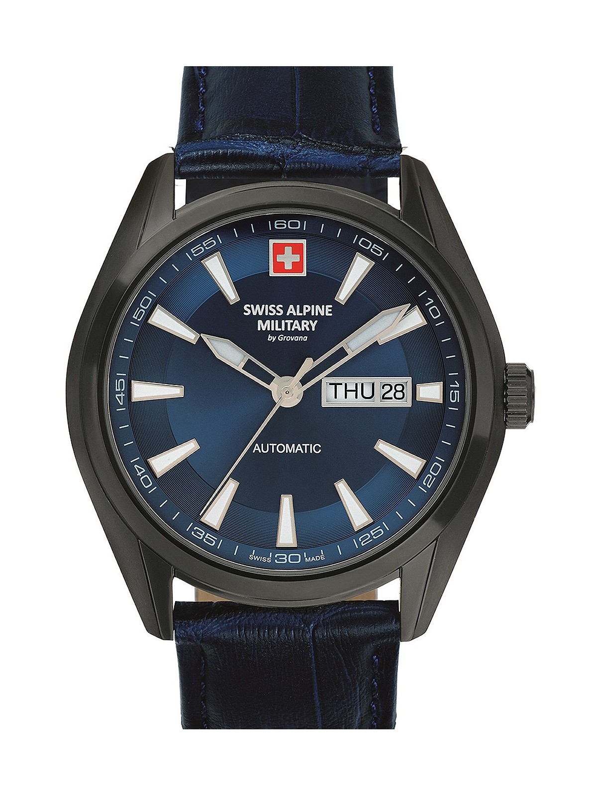 orologio uomo Swiss Alpine Military 7090.2575 Automatic Mens Watch 43mm 10ATM