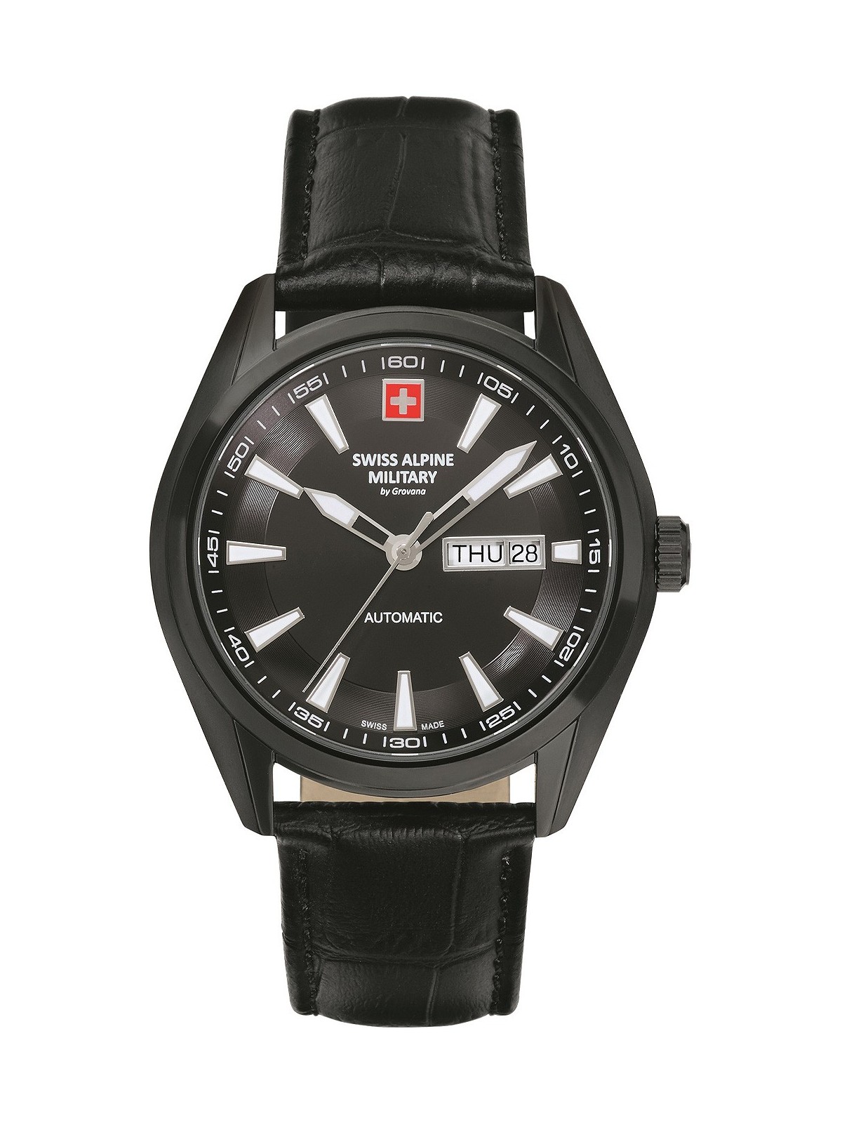 orologio uomo Swiss Alpine Military 7090.2577 Automatic Mens Watch 43mm 10ATM