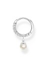orecchini donna Thomas Sabo Single Creole Pearl CR702-167-14