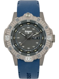 orologio uomo Traser H3 110667 Tactical Grey Titan Mens Watch 46mm 20ATM