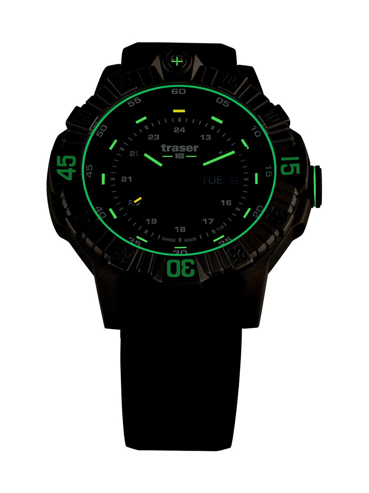 orologio uomo Traser H3 110667 Tactical Grey Titan Mens Watch 46mm 20ATM