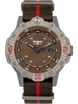 orologio uomo Traser H3 110669 Tactical Brown Titan Mens Watch 46mm 20ATM