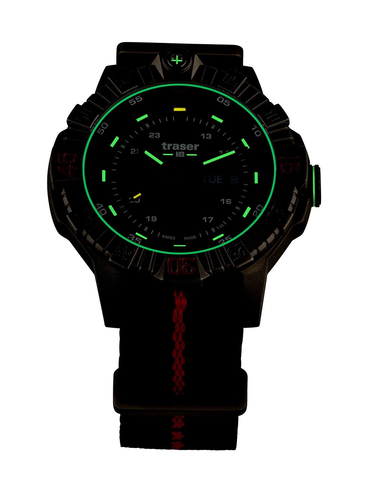 orologio uomo Traser H3 110669 Tactical Brown Titan Mens Watch 46mm 20ATM