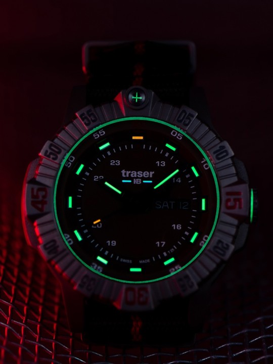 orologio uomo Traser H3 110669 Tactical Brown Titan Mens Watch 46mm 20ATM