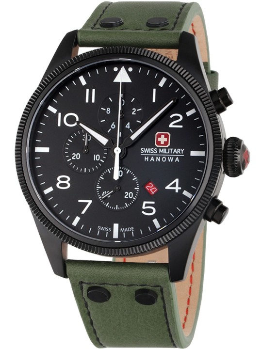 orologio uomo Swiss Military Hanowa SMWGC0000430 Thunderbolt Chronograph Mens Watch 43mm 10ATM