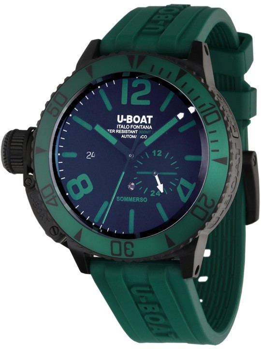 orologio uomo U-Boat 9667 Sommerso Green IPB Automatic Mens Watch 46mm 30ATM