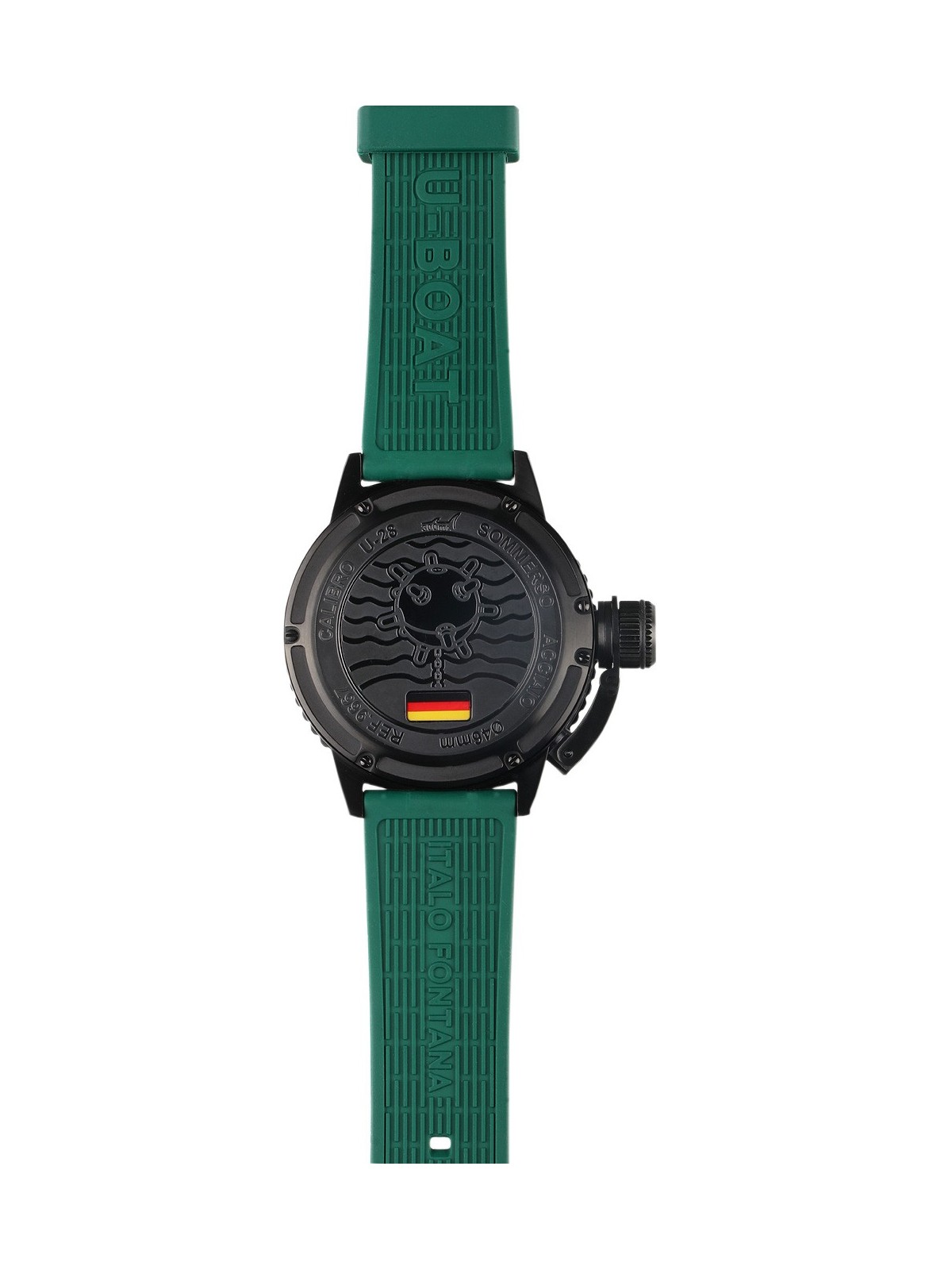 orologio uomo U-Boat 9667 Sommerso Green IPB Automatic Mens Watch 46mm 30ATM