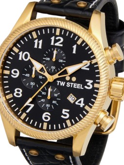 orologio uomo TW-Steel VS115 Volante Chronograph Mens Watch 48mm 10ATM