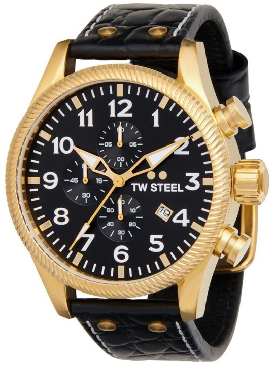 orologio uomo TW-Steel VS115 Volante Chronograph Mens Watch 48mm 10ATM