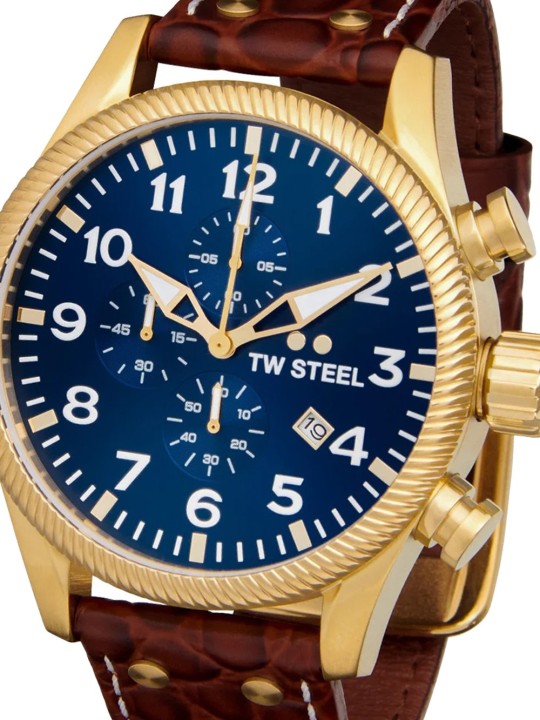 orologio uomo TW-Steel VS114 Volante Chronograph Mens Watch 48mm 10ATM