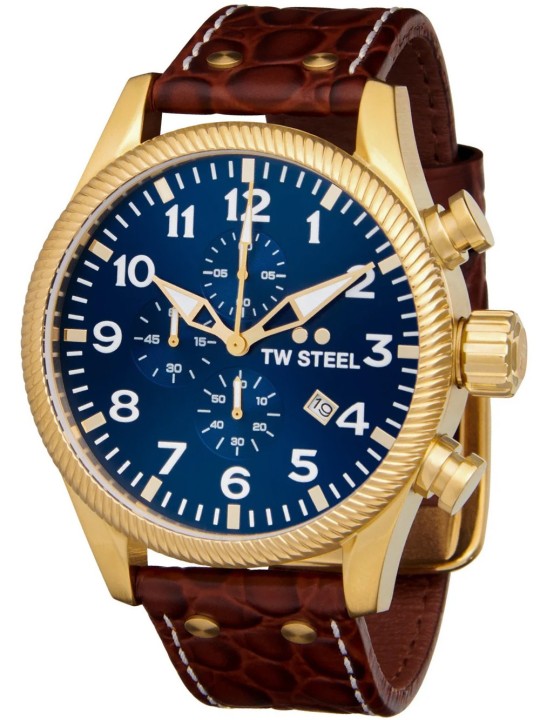 orologio uomo TW-Steel VS114 Volante Chronograph Mens Watch 48mm 10ATM