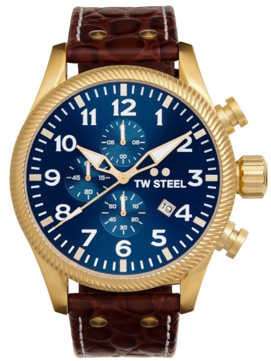 orologio uomo TW-Steel VS114 Volante Chronograph Mens Watch 48mm 10ATM