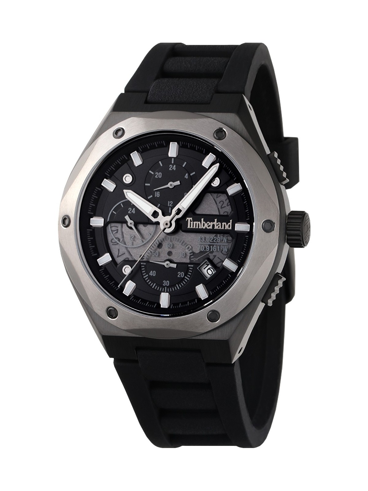 orologio uomo Timberland TDWGQ2231203 Abbotville Mens Watch 45mm 5ATM