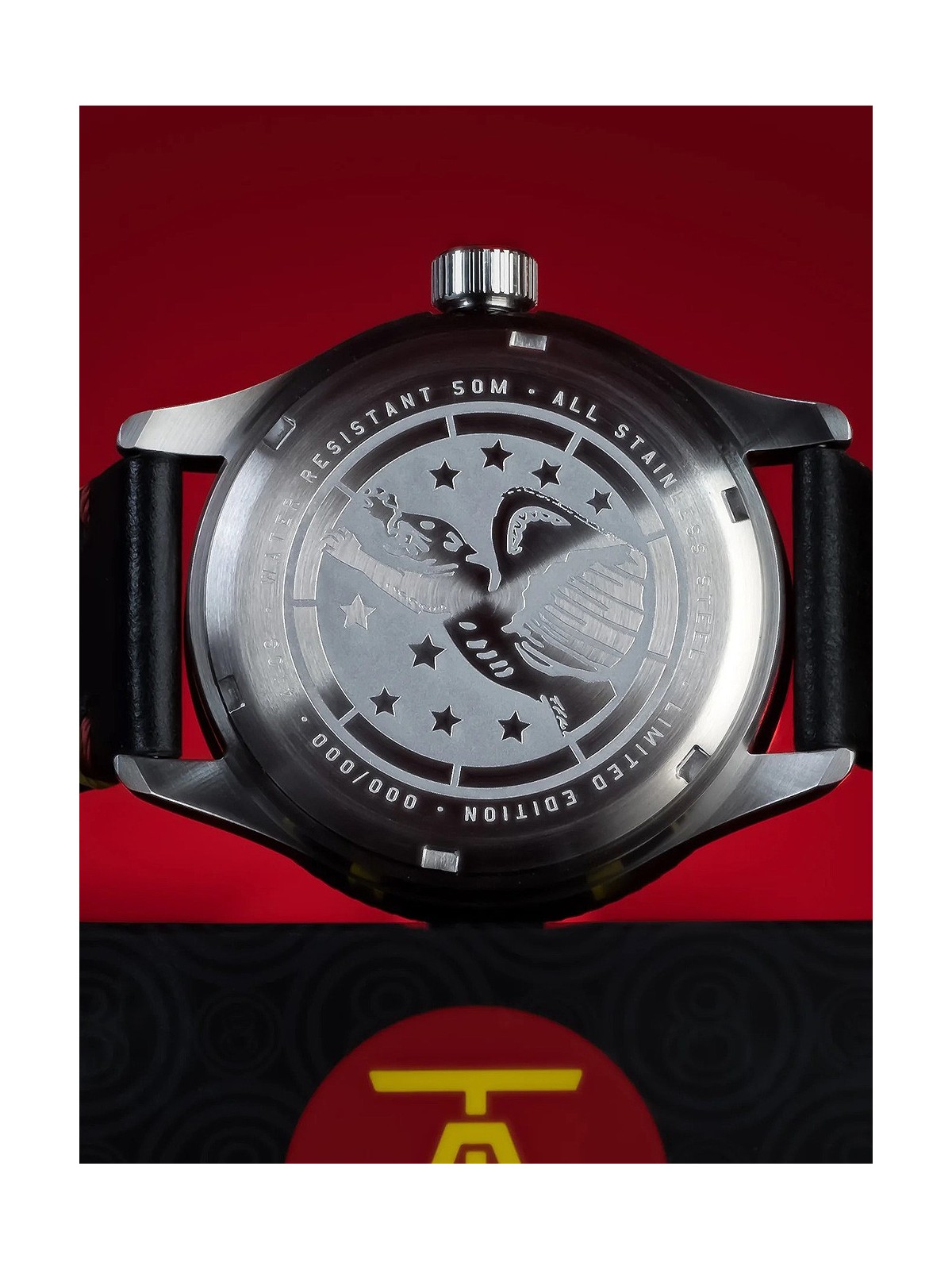 orologio uomo AVI-8 AV-4103-01 Tuskegee Airmen Limited Edition Mens Watch 40mm 5ATM