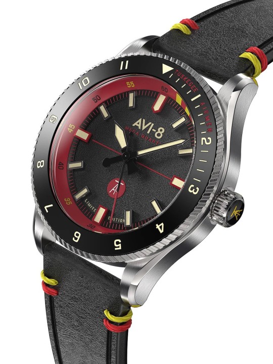 orologio uomo AVI-8 AV-4103-01 Tuskegee Airmen Limited Edition Mens Watch 40mm 5ATM