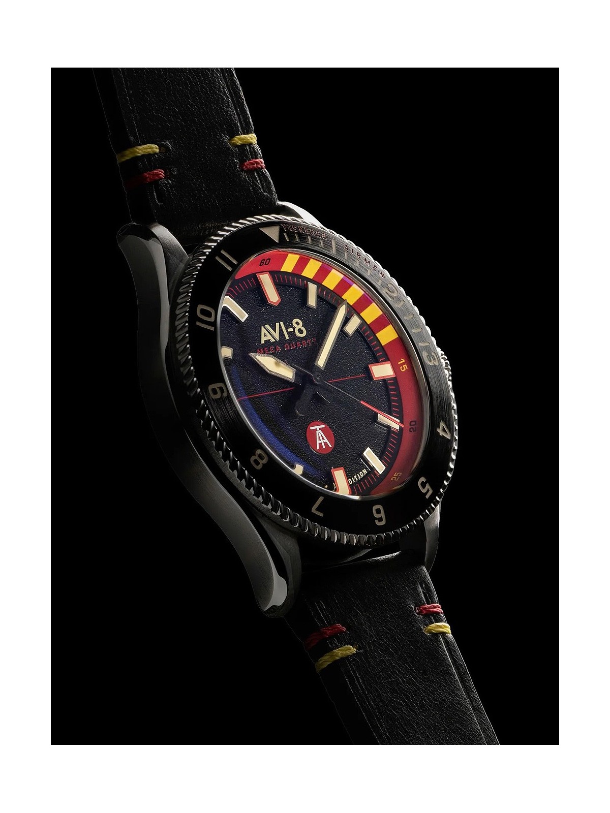 orologio uomo AVI-8 AV-4103-01 Tuskegee Airmen Limited Edition Mens Watch 40mm 5ATM