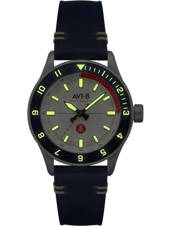 orologio uomo AVI-8 AV-4103-03 Tuskegee Airmen Limited Edition Mens Watch 40mm 5ATM