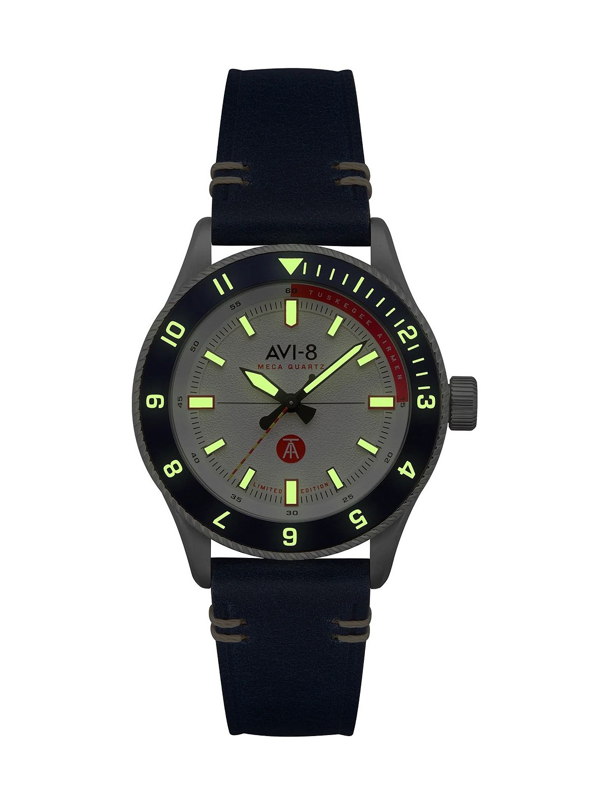 orologio uomo AVI-8 AV-4103-03 Tuskegee Airmen Limited Edition Mens Watch 40mm 5ATM