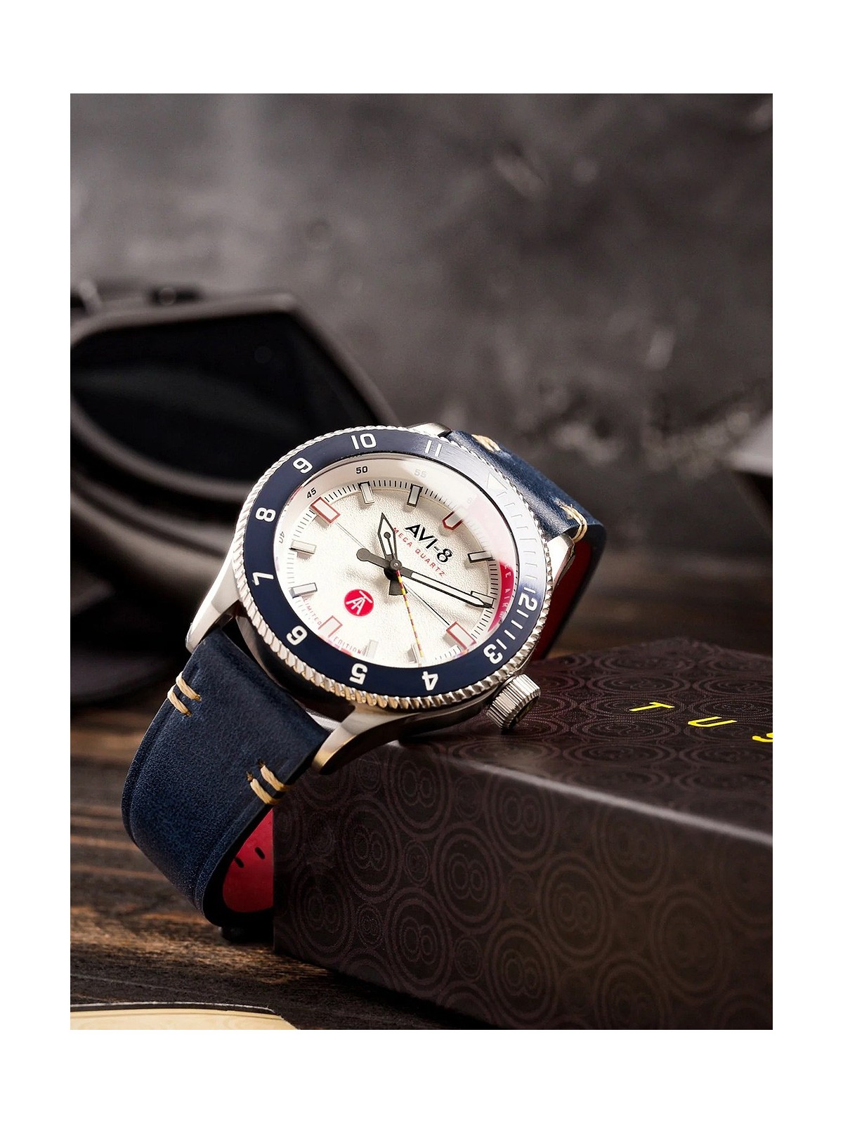 orologio uomo AVI-8 AV-4103-03 Tuskegee Airmen Limited Edition Mens Watch 40mm 5ATM