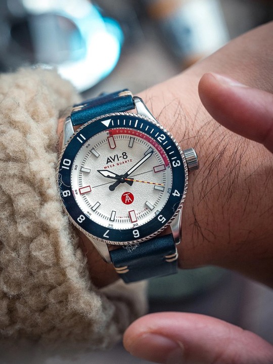 orologio uomo AVI-8 AV-4103-03 Tuskegee Airmen Limited Edition Mens Watch 40mm 5ATM