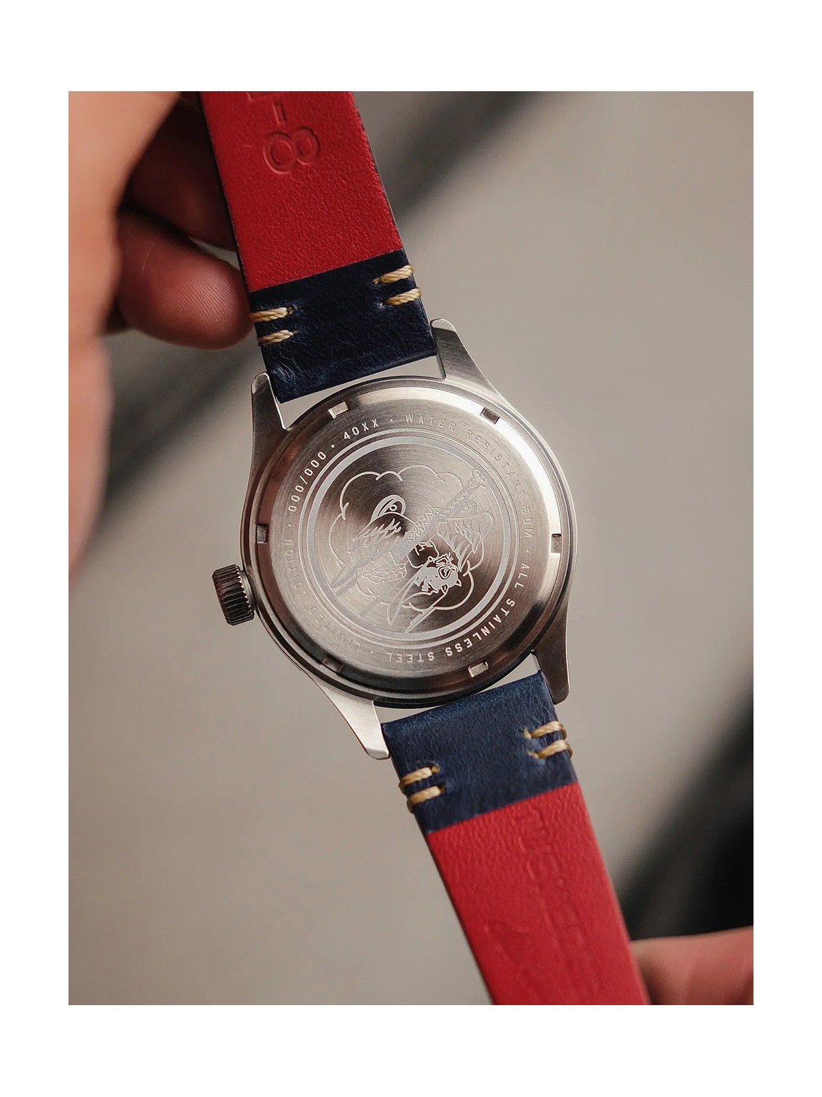 orologio uomo AVI-8 AV-4103-03 Tuskegee Airmen Limited Edition Mens Watch 40mm 5ATM