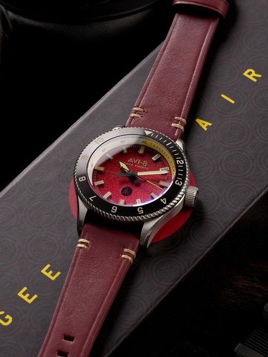 orologio uomo AVI-8 AV-4103-04 Tuskegee Airmen Limited Edition Mens Watch 40mm 5ATM