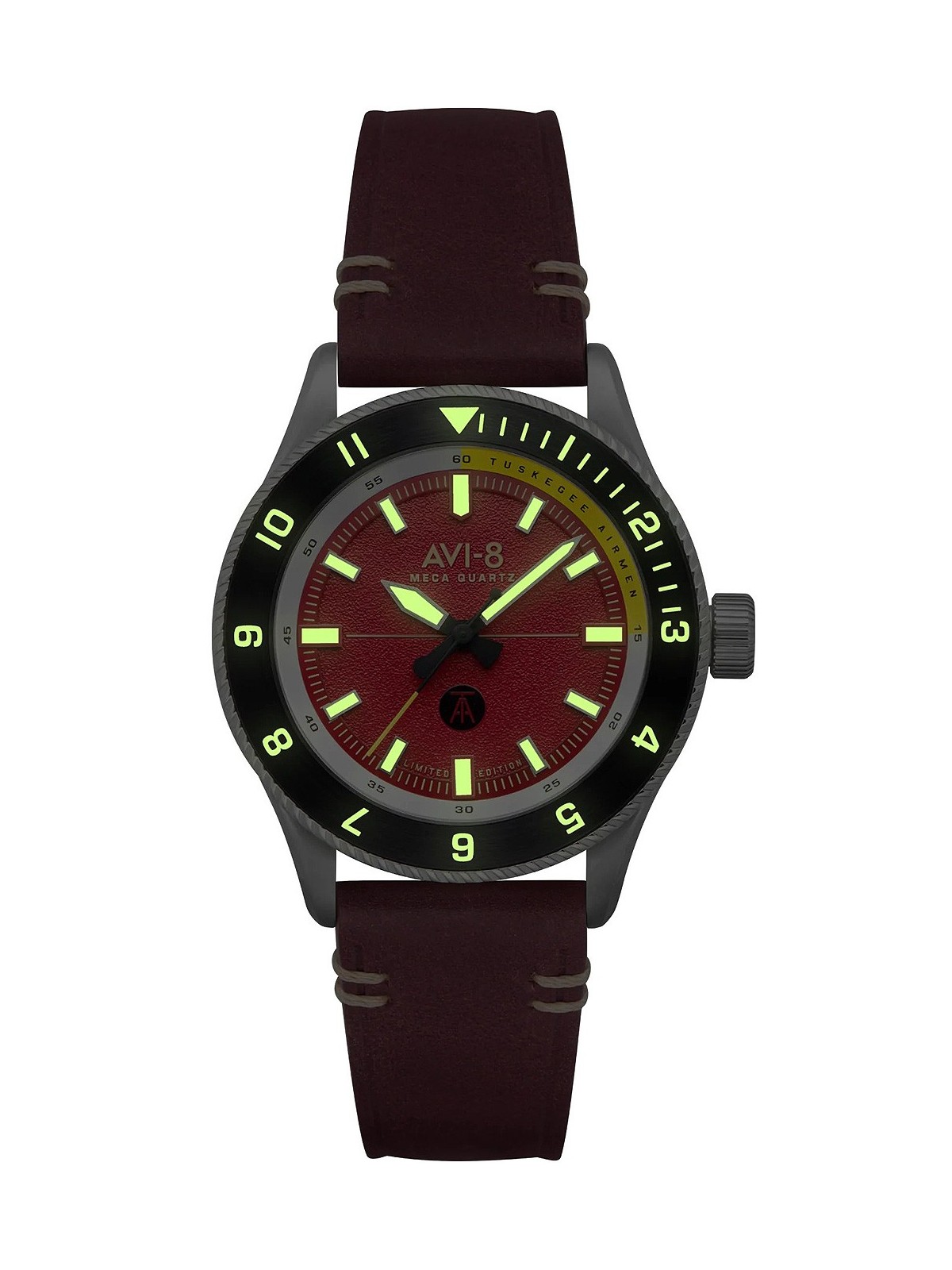 orologio uomo AVI-8 AV-4103-04 Tuskegee Airmen Limited Edition Mens Watch 40mm 5ATM