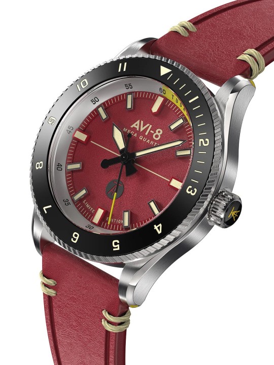 orologio uomo AVI-8 AV-4103-04 Tuskegee Airmen Limited Edition Mens Watch 40mm 5ATM