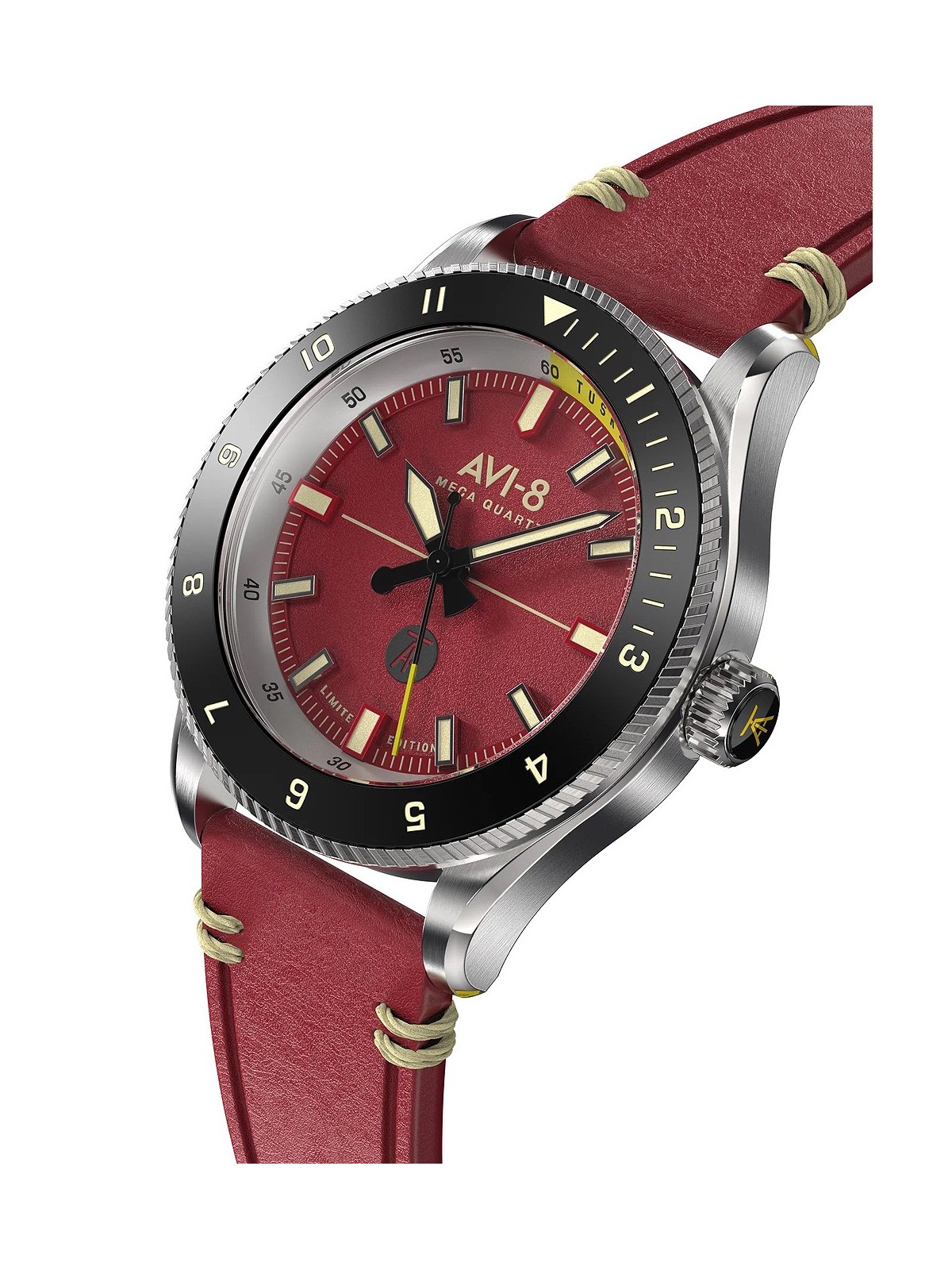 orologio uomo AVI-8 AV-4103-04 Tuskegee Airmen Limited Edition Mens Watch 40mm 5ATM
