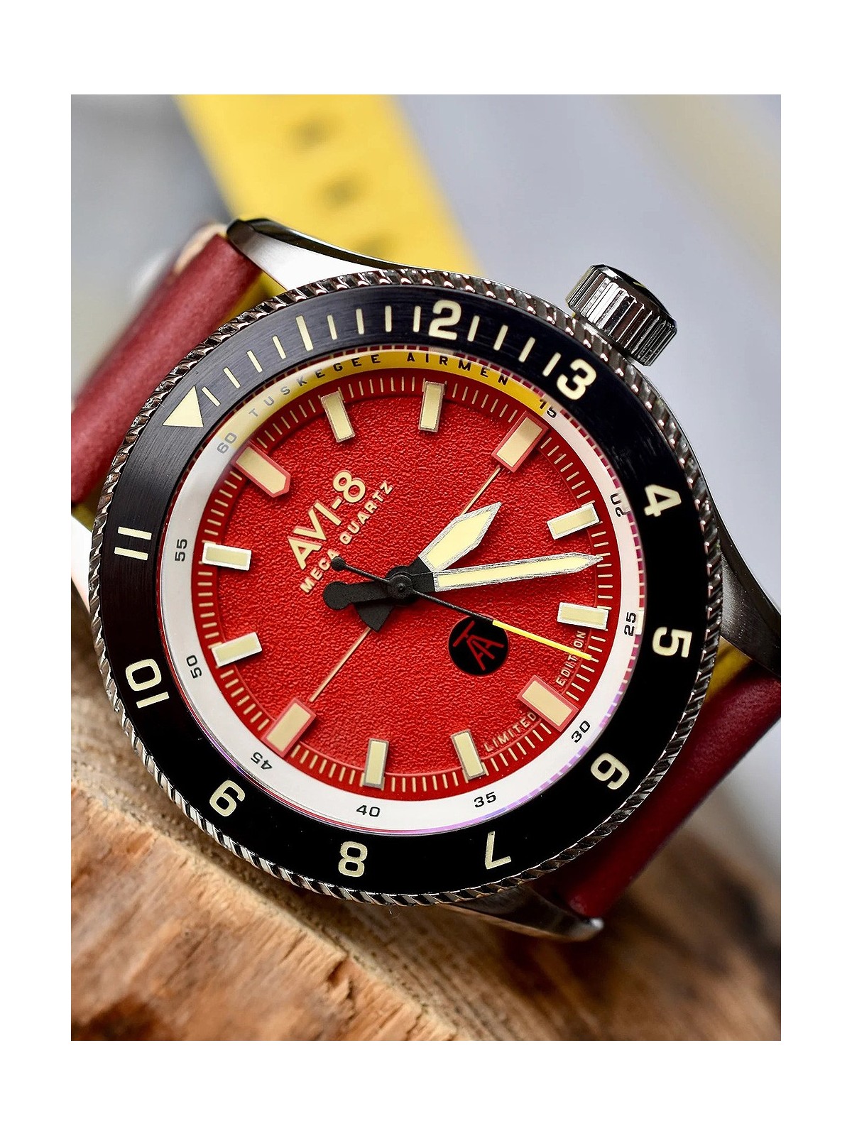 orologio uomo AVI-8 AV-4103-04 Tuskegee Airmen Limited Edition Mens Watch 40mm 5ATM