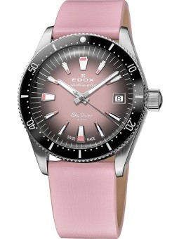 orologio donna Edox 80131-3NC-NDRO Skydiver Automatic + 2nd strap Ladies Watch 38mm 30ATM