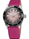 orologio donna Edox 80131-3NC-NDRO Skydiver Automatic + 2nd strap Ladies Watch 38mm 30ATM