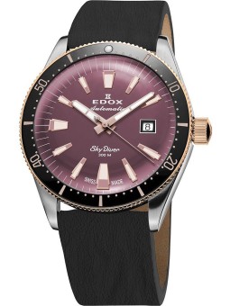 orologio donna Edox 80131-357RNRC-VIO Skydiver Automatic + 2nd strap Ladies Watch 38mm 30ATM