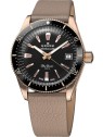 orologio donna Edox 80131-37RNC-NI Skydiver Automatic + 2nd strap Ladies Watch 38mm 30ATM