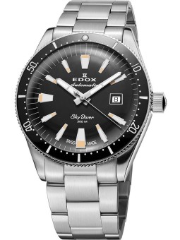 orologio donna Edox 80131-3NM-NIB Skydiver Automatic Ladies Watch 38mm 30ATM