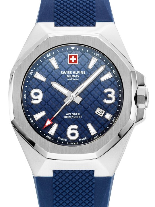 orologio uomo Swiss Alpine Military 7005.1835 Typhoon Mens Watch 42mm 10ATM