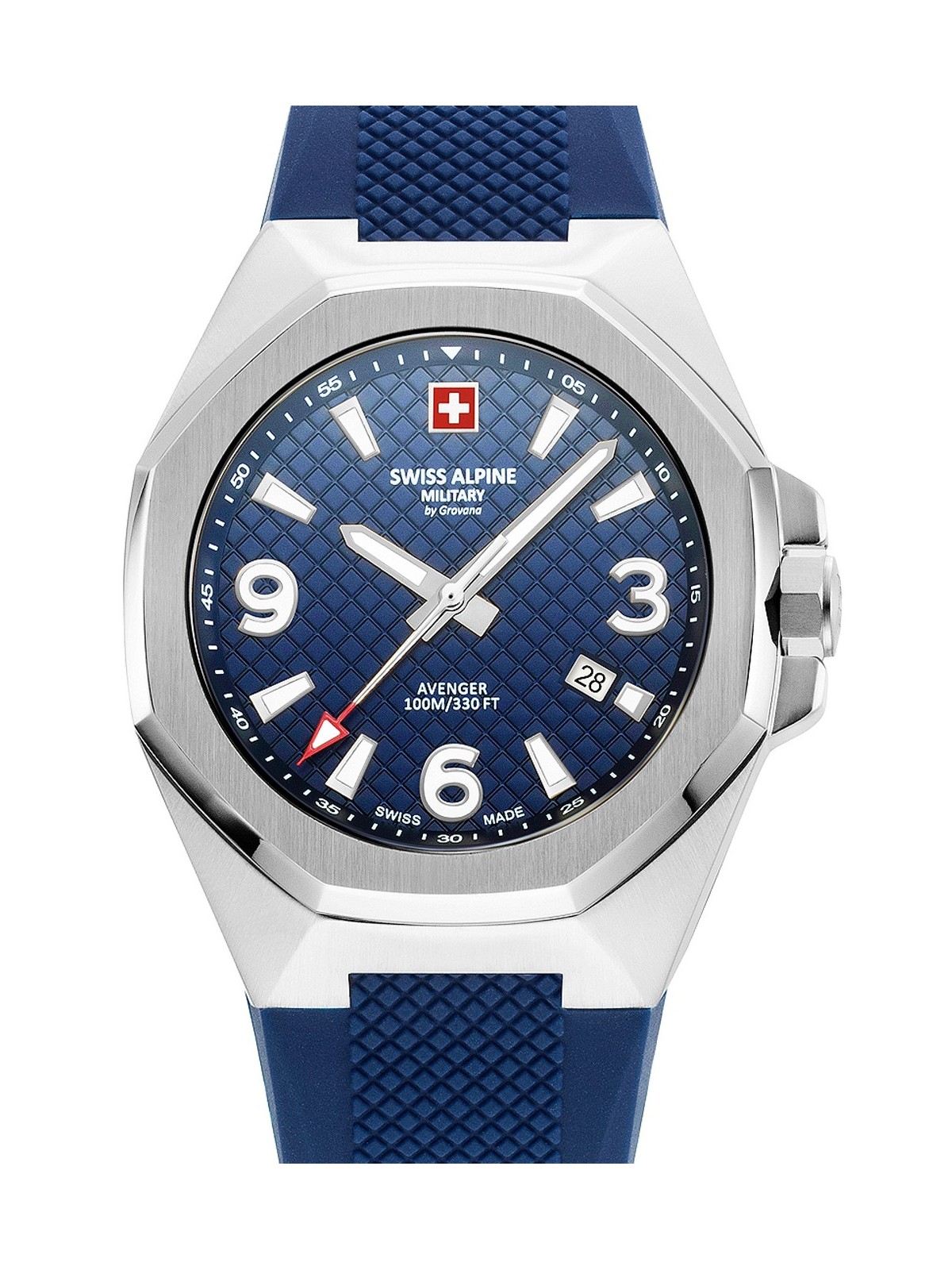 orologio uomo Swiss Alpine Military 7005.1835 Typhoon Mens Watch 42mm 10ATM