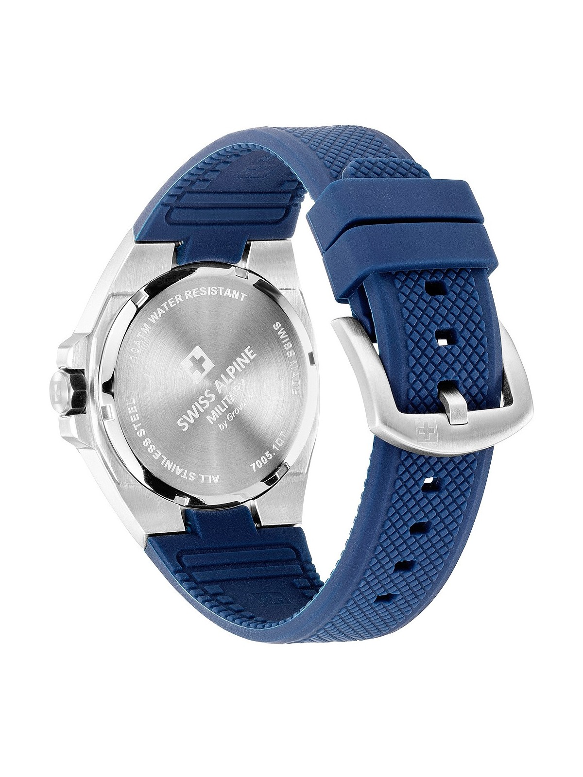 orologio uomo Swiss Alpine Military 7005.1835 Typhoon Mens Watch 42mm 10ATM