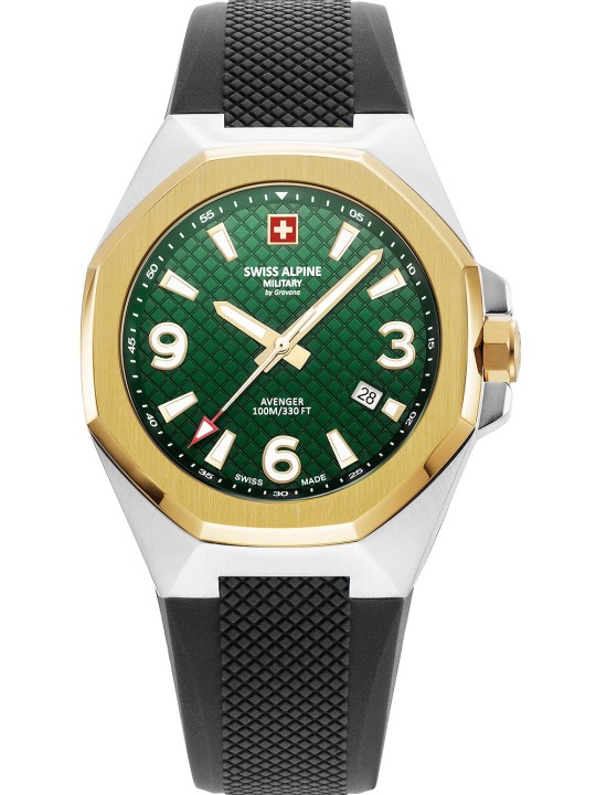 orologio uomo Swiss Alpine Military 7005.1844 Typhoon Mens Watch 42mm 10ATM