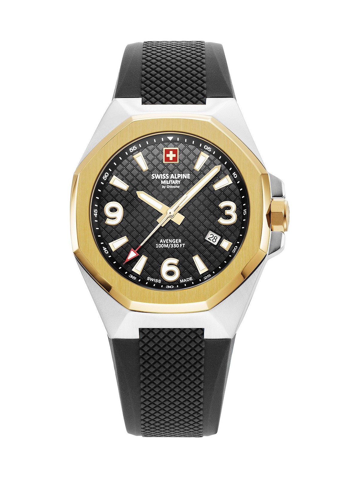 orologio uomo Swiss Alpine Military 7005.1847 Typhoon Mens Watch 42mm 10ATM