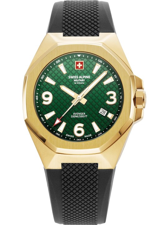 orologio uomo Swiss Alpine Military 7005.1814 Typhoon Mens Watch 42mm 10ATM