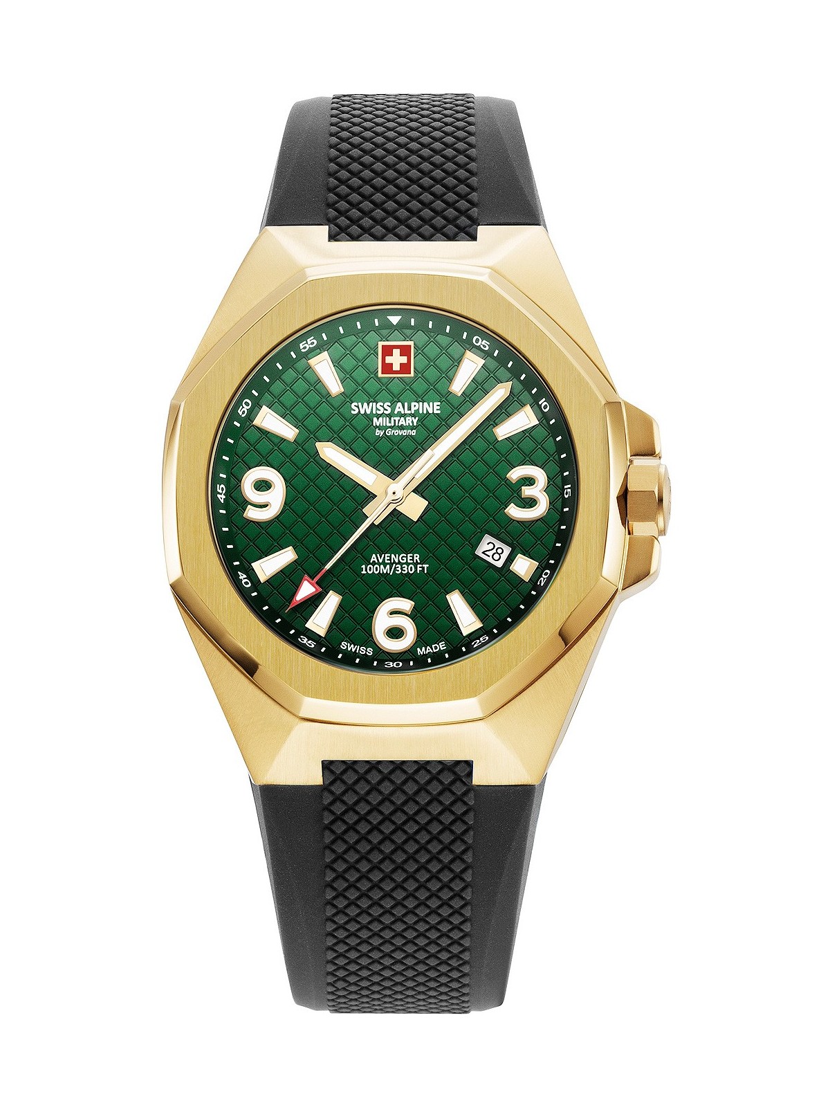 orologio uomo Swiss Alpine Military 7005.1814 Typhoon Mens Watch 42mm 10ATM