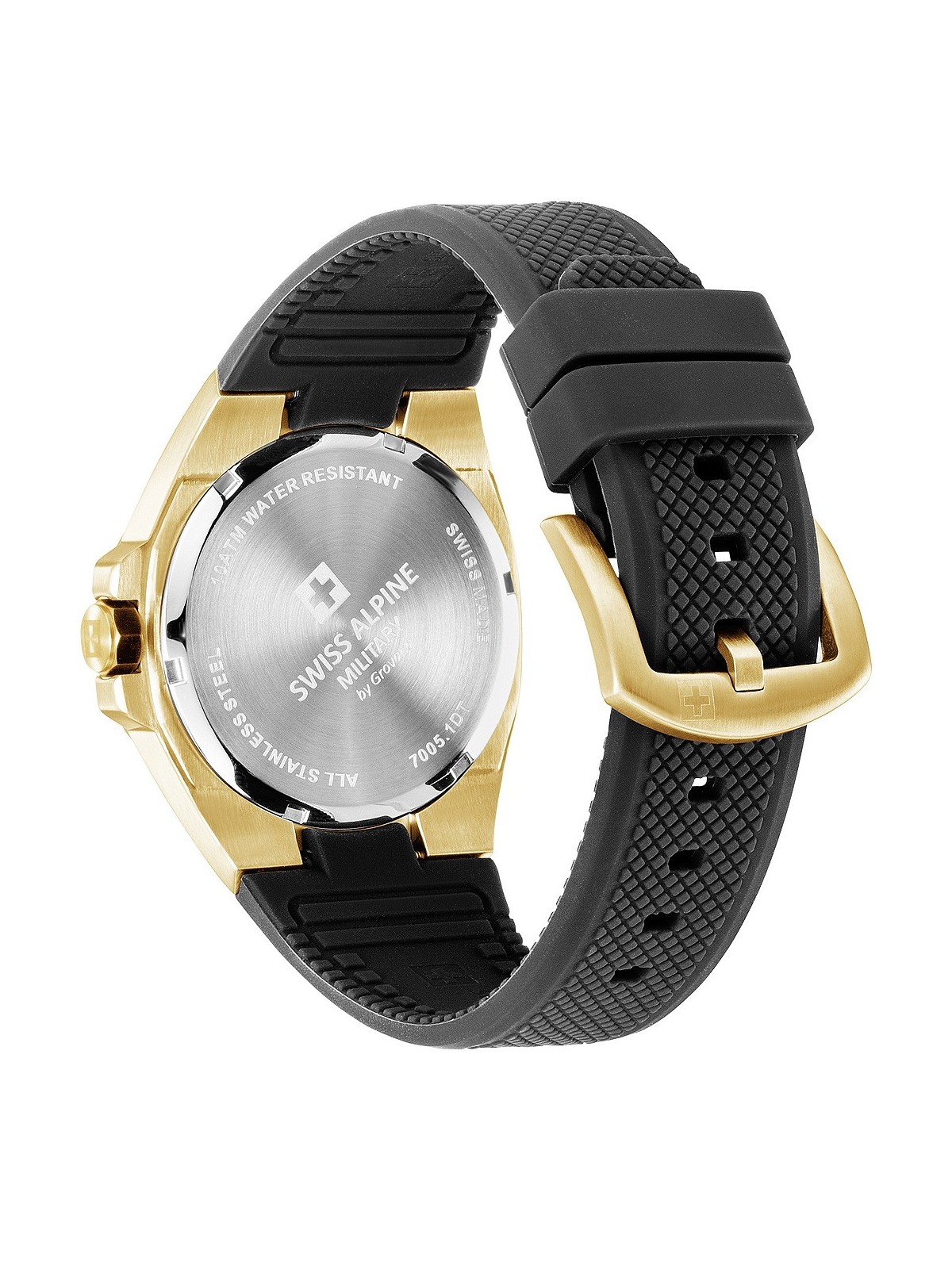 orologio uomo Swiss Alpine Military 7005.1814 Typhoon Mens Watch 42mm 10ATM