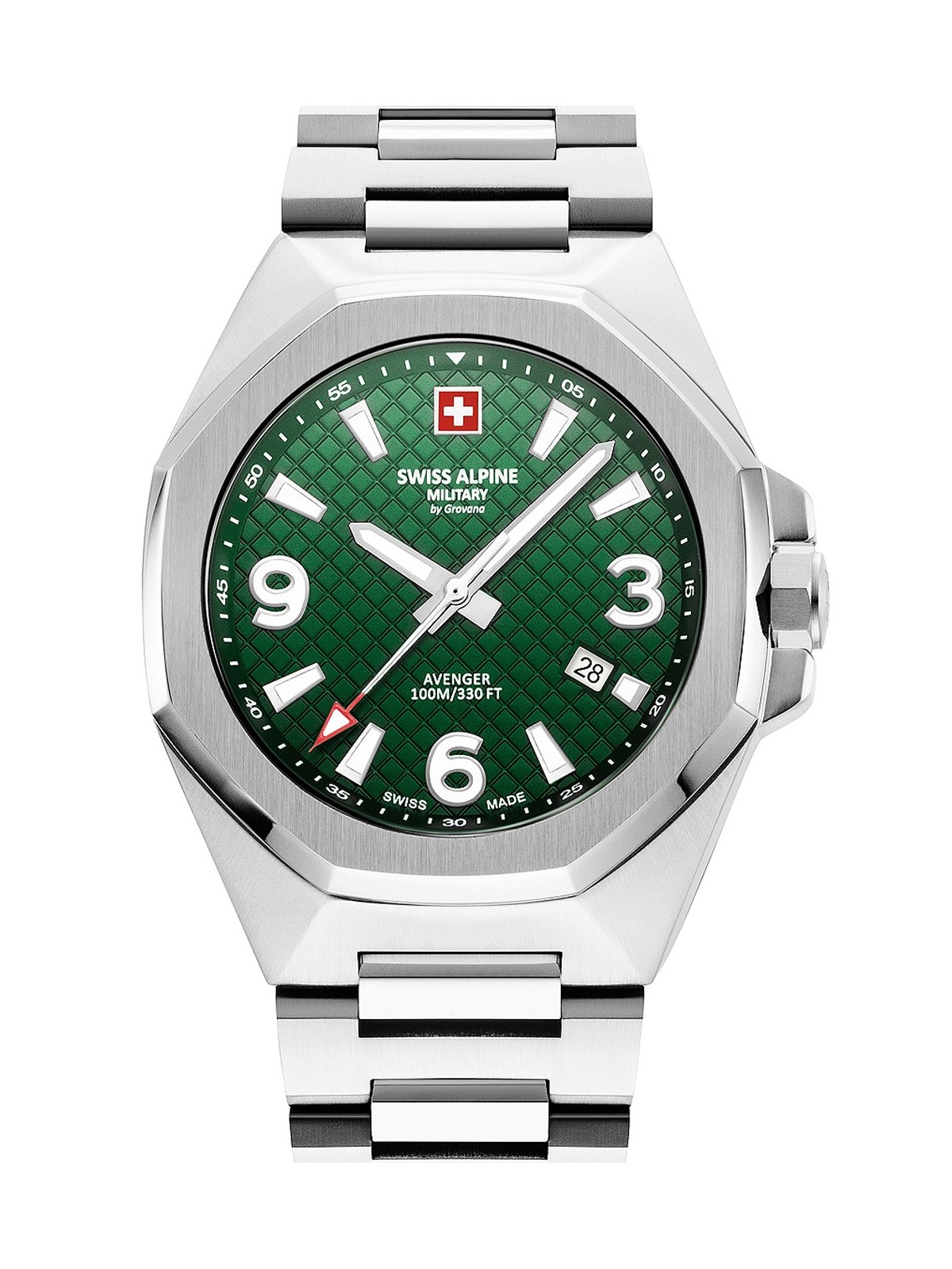 orologio uomo Swiss Alpine Military 7005.1134 Typhoon Mens Watch 42mm 10ATM